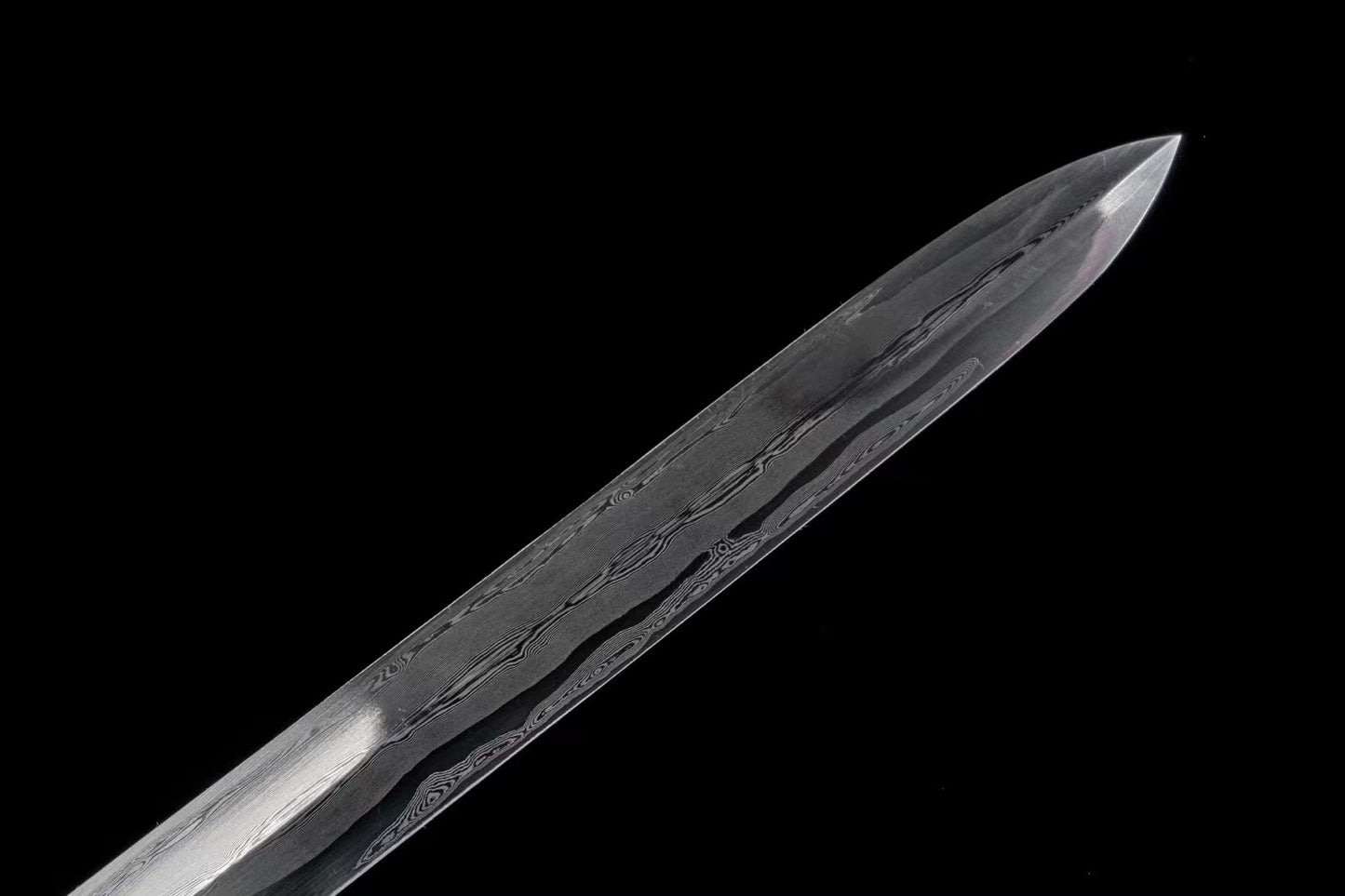 龙泉剑长剑细剑夹钢三枚合宝剑收藏摆件家居装饰品未开刃