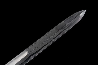 龙泉剑长剑细剑夹钢三枚合宝剑收藏摆件家居装饰品未开刃