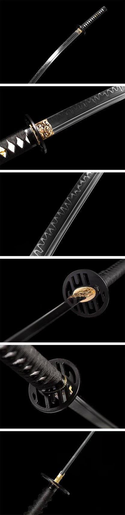 龙泉剑气堂刀剑肋差长款武士t10钢烧刃收藏把玩装饰未开刃