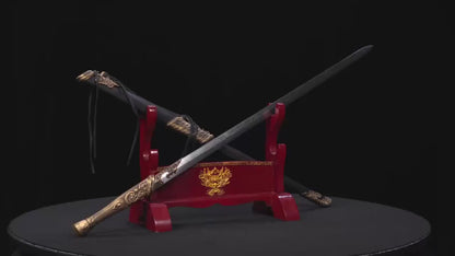 龙泉剑掌柜长剑汉剑龙凤檀未开刃